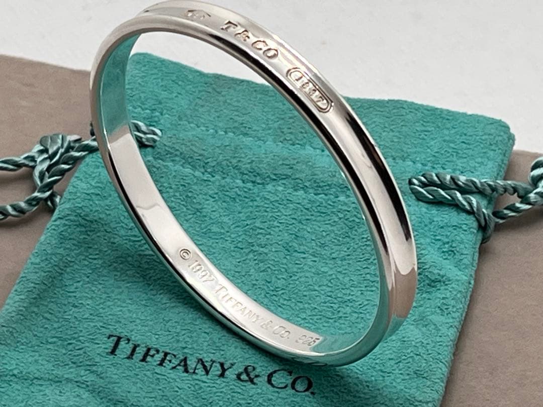 c366 美品　ティファニー　1837 バングル 925 ブレスレット　1997