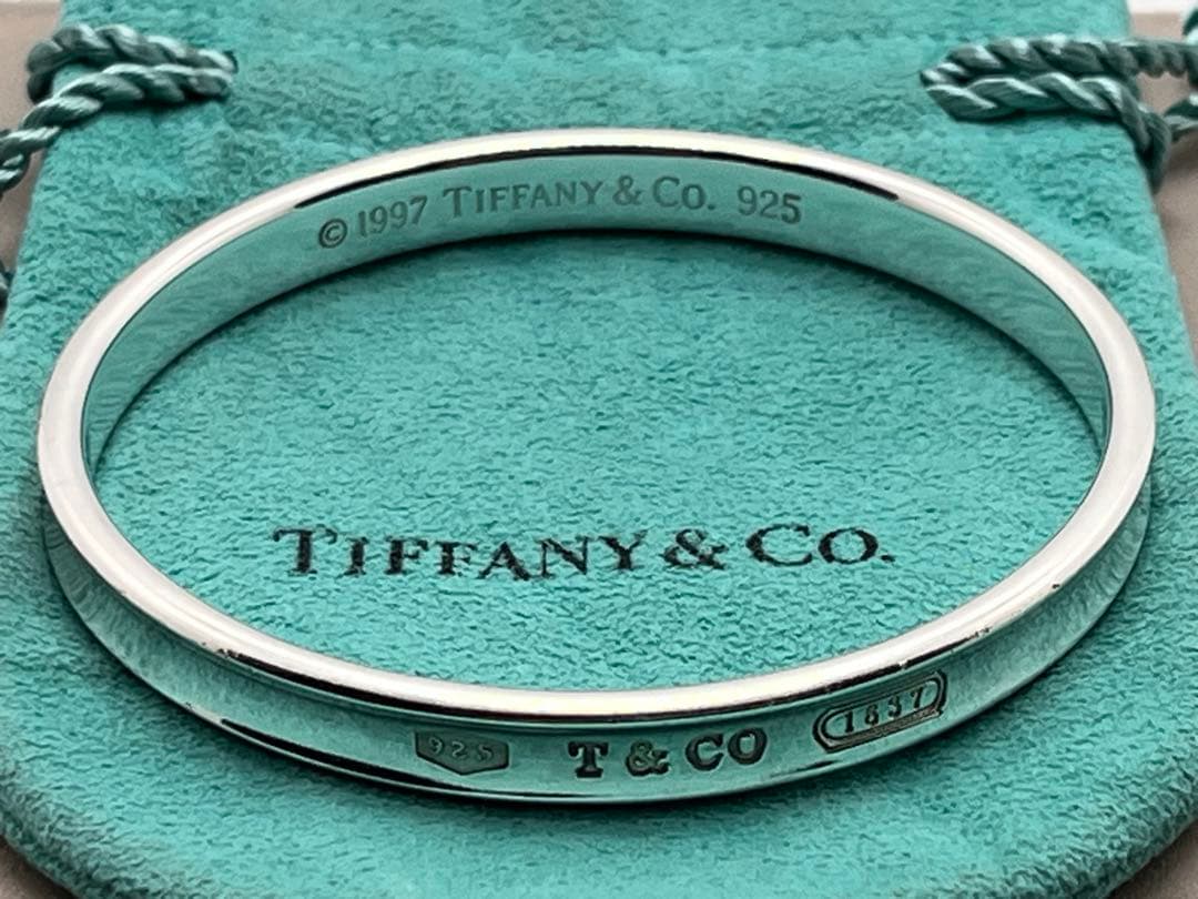 c366 美品　ティファニー　1837 バングル 925 ブレスレット　1997