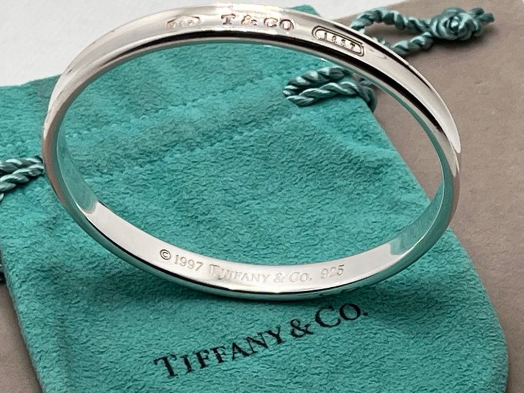 c366 美品　ティファニー　1837 バングル 925 ブレスレット　1997