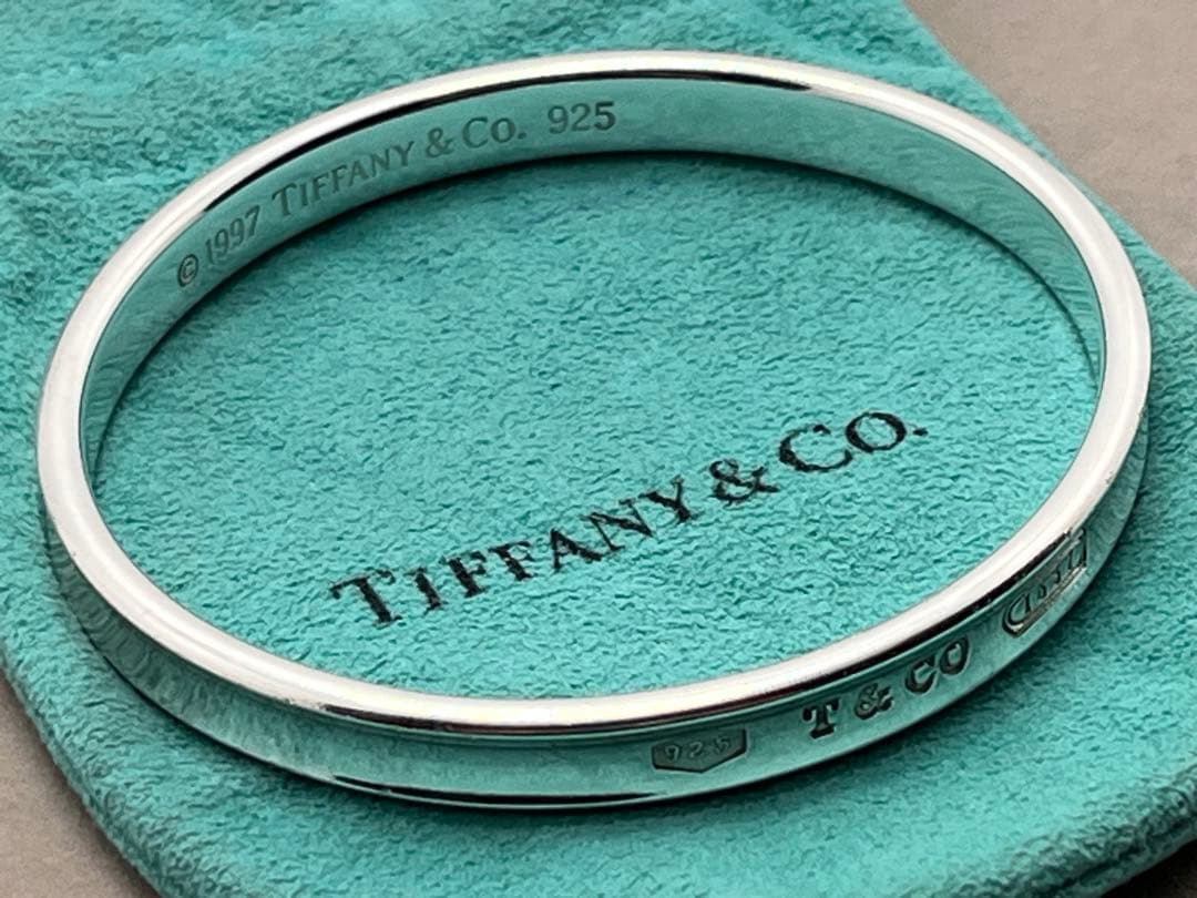 c366 美品　ティファニー　1837 バングル 925 ブレスレット　1997