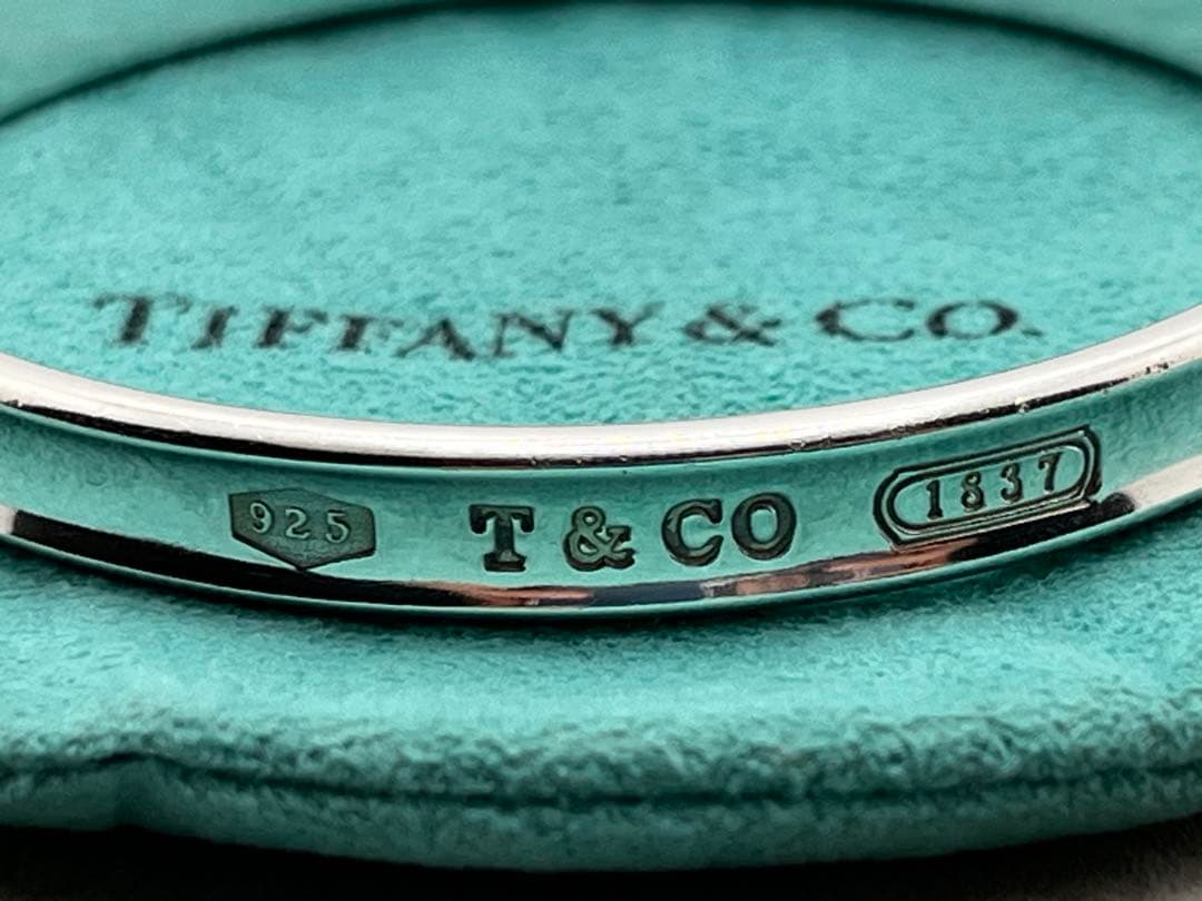c366 美品　ティファニー　1837 バングル 925 ブレスレット　1997