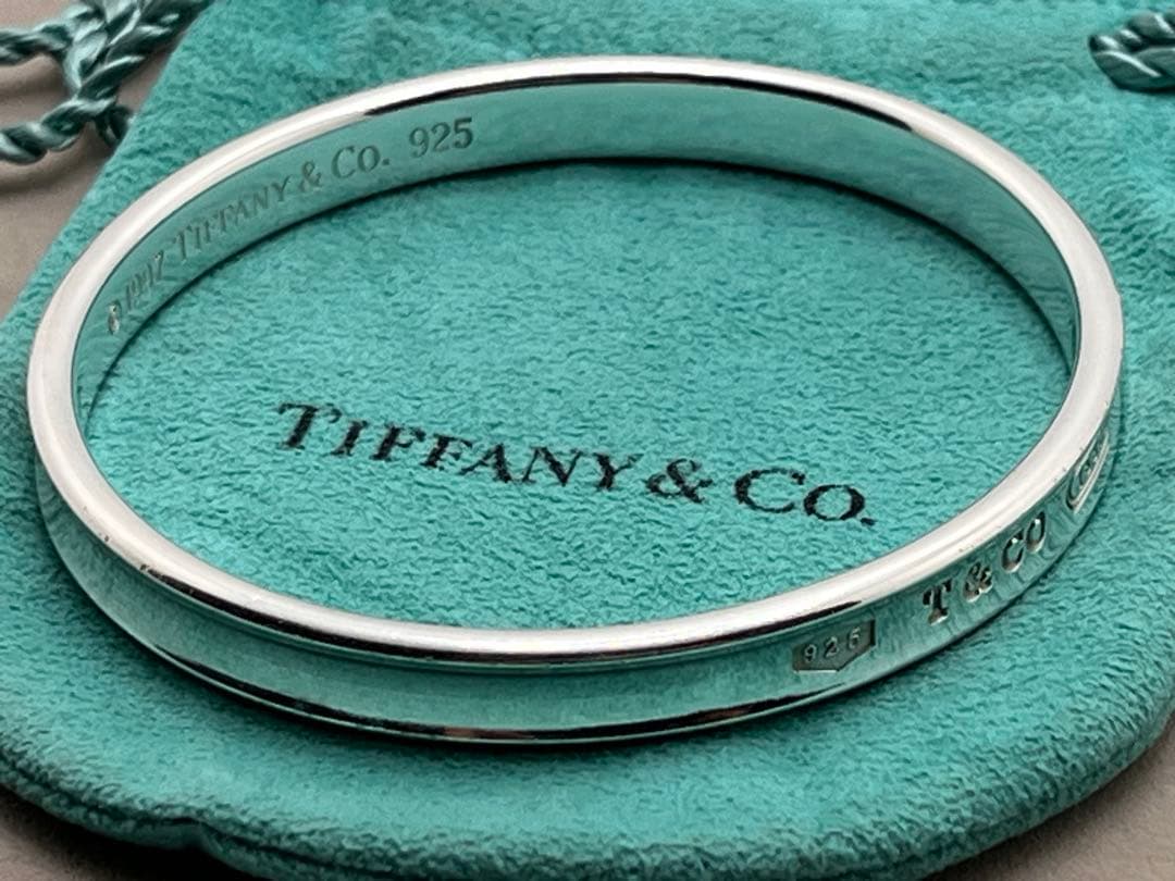 c366 美品　ティファニー　1837 バングル 925 ブレスレット　1997