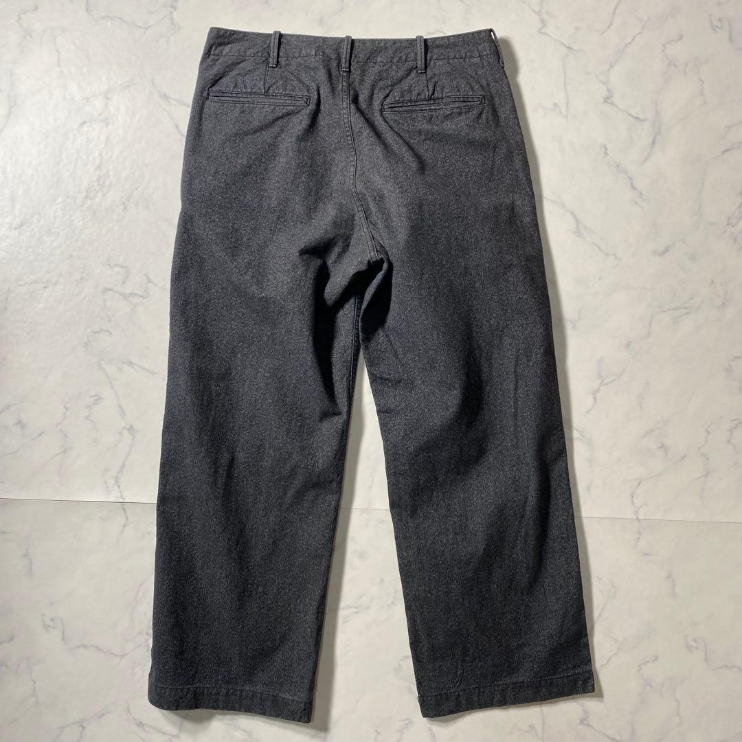 【美品】クッシュマン　ワークパンツ　ブラックシャンブレー　ごま塩　22686　M