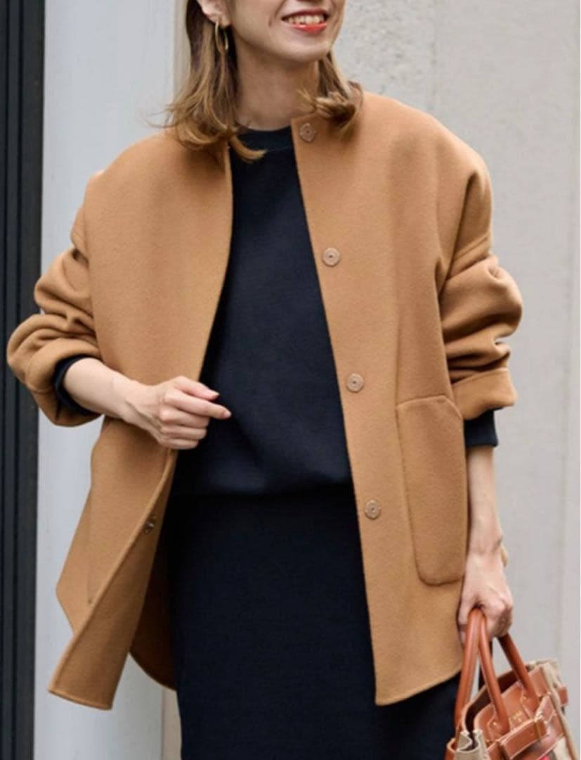 ゆう⭐︎フレームワーク　ハミルトンリバークルーネックコート36