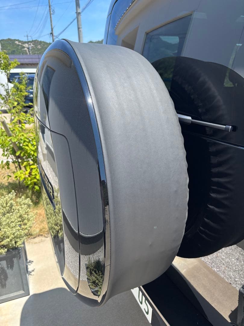 DEFENDER 純正品　スペアタイヤカバー ブラック