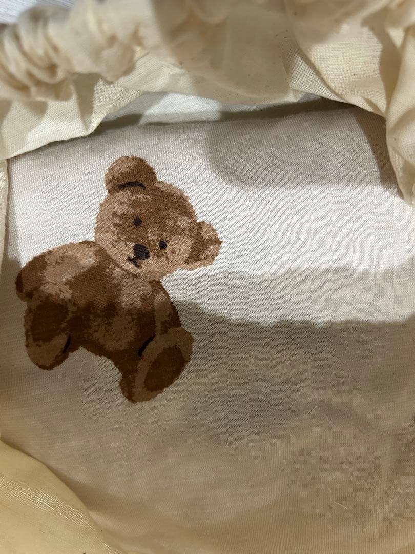 ジェラピケ　クマ　ボックスシーツ　ダブル