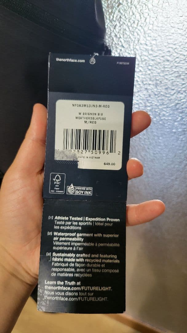 THE NORTH FACE スノー ビブパンツ レディース US M 新品