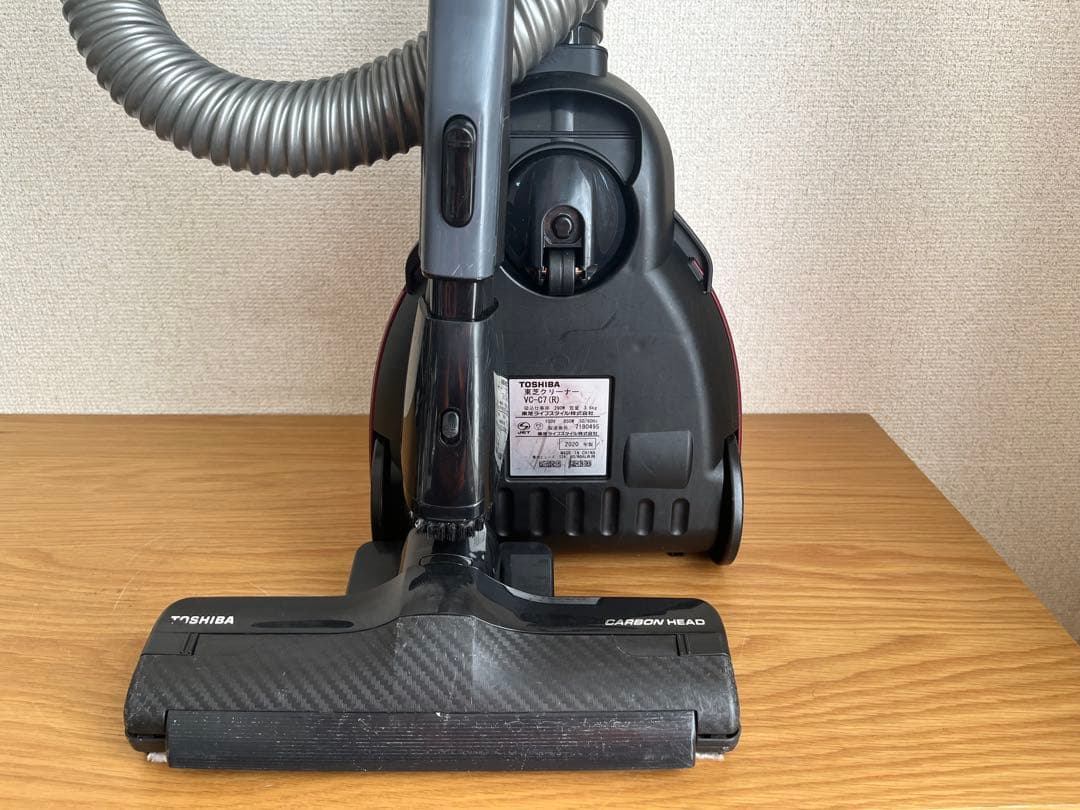 東芝 クリーナー VC-C7（R） 【消毒/清掃/動作確認済】