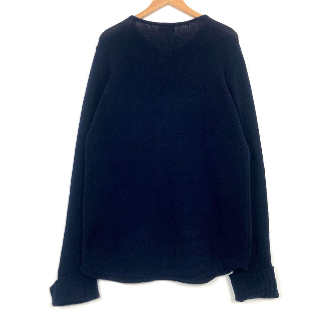 美品✨EMPORIO ARMANI ネイビー ニット L