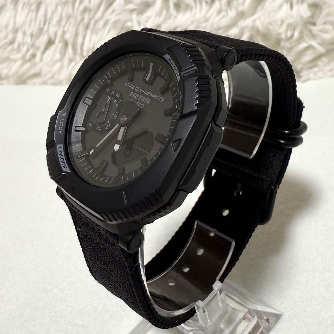 美品 カシオ ホワイトマウンテニアリング コラボ 腕時計 プロトレック