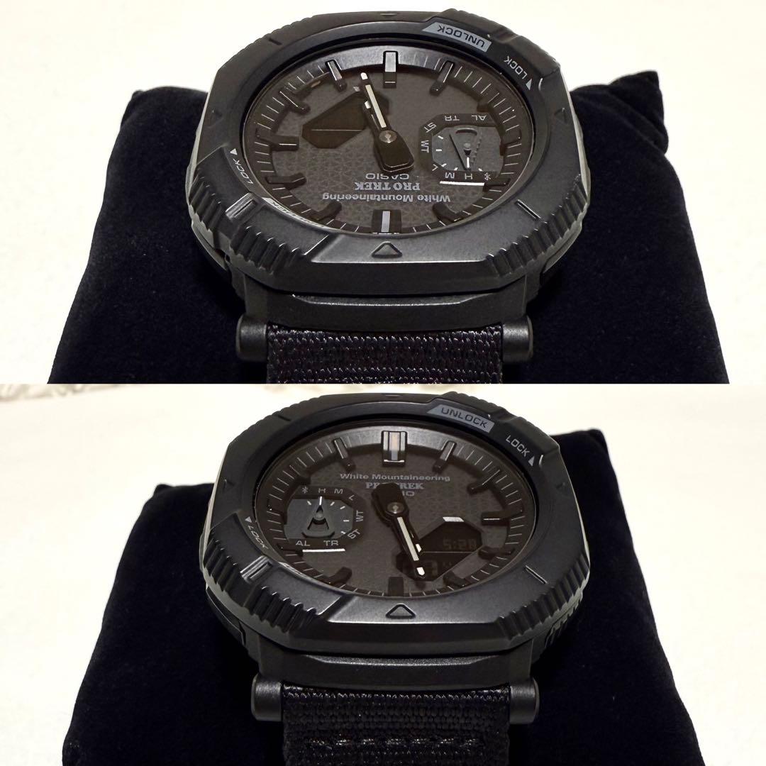 美品 カシオ ホワイトマウンテニアリング コラボ 腕時計 プロトレック