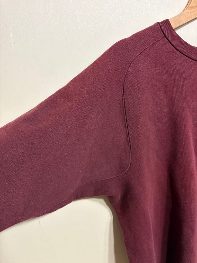 Yohji Yamamoto POUR HOMME 無地スウェット ボルドー3