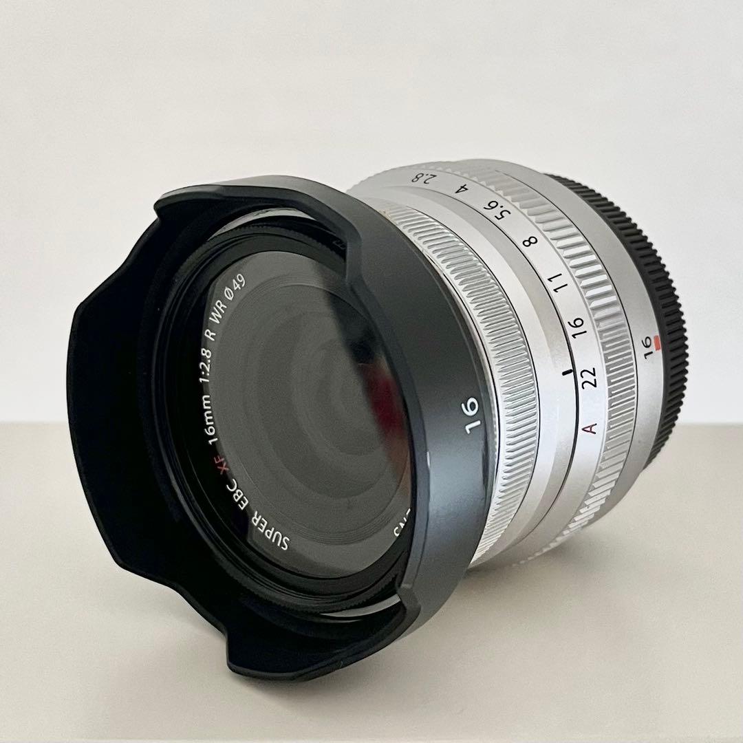中古XF16mm F2.8 R WR シルバー fujifilm fujinon