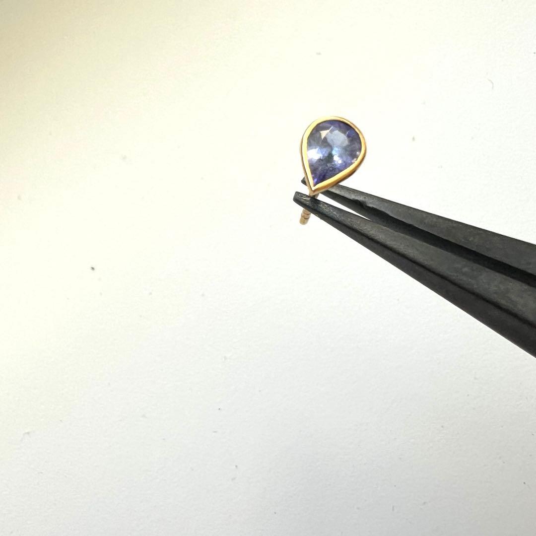 アルティーダウード　スタッドピアス　K10 タンザナイト(片耳用)