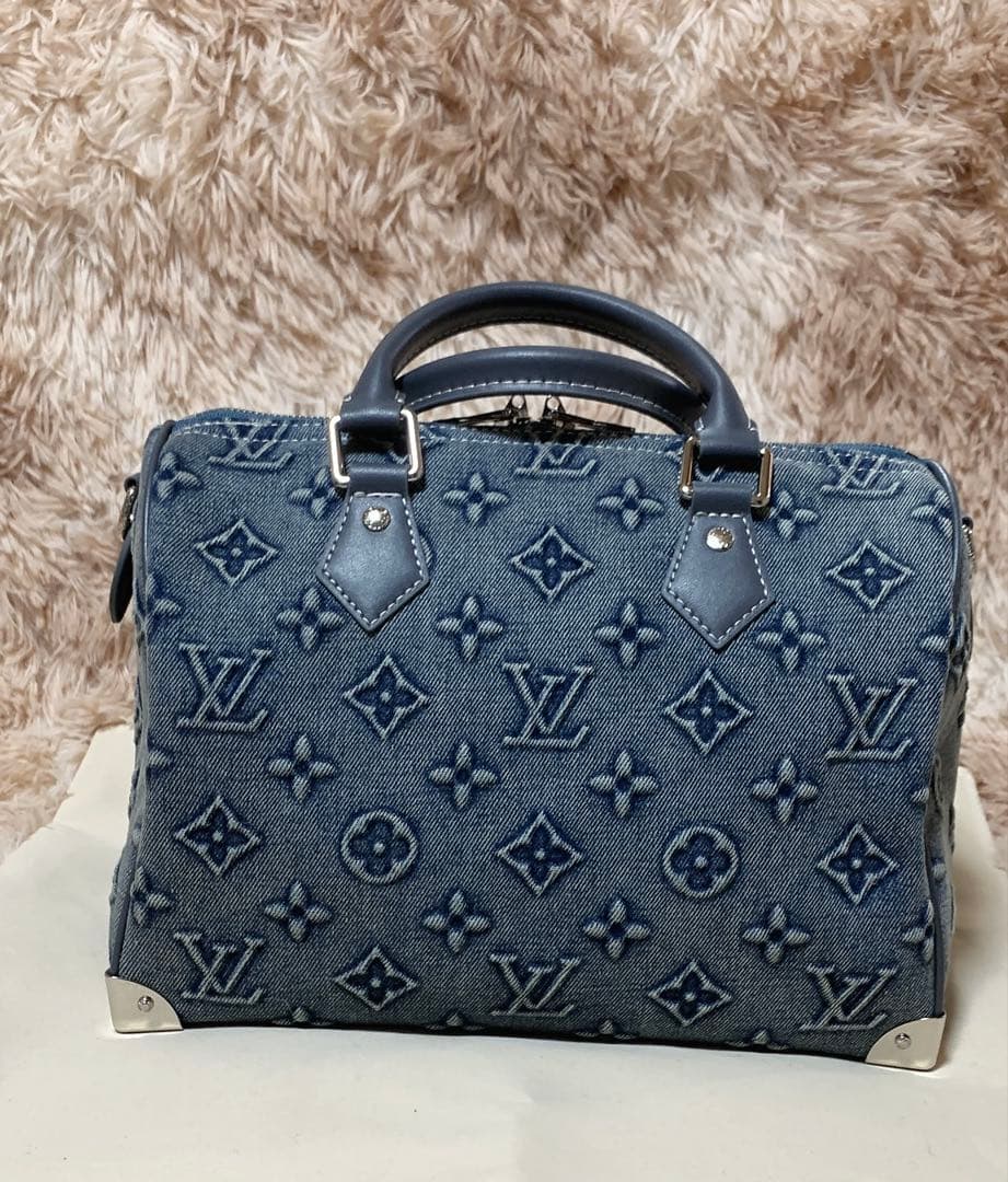 デニムボストンショルダーバッグ２８