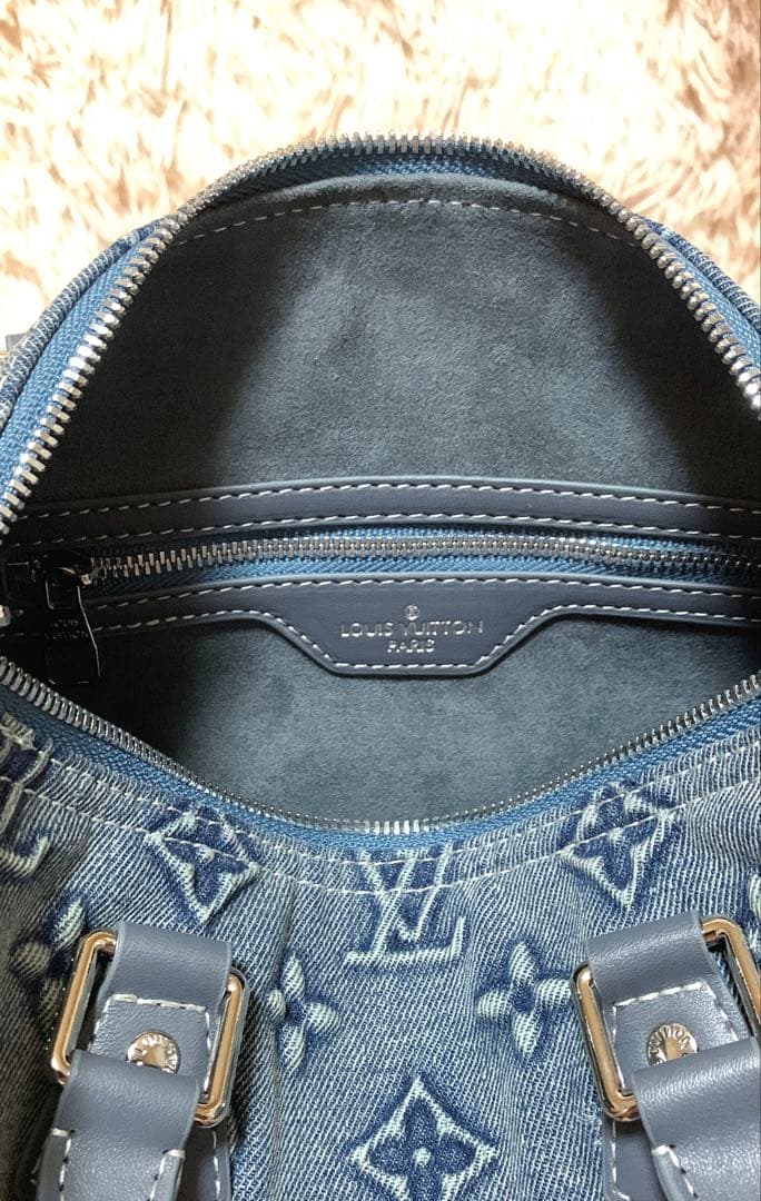 デニムボストンショルダーバッグ２８