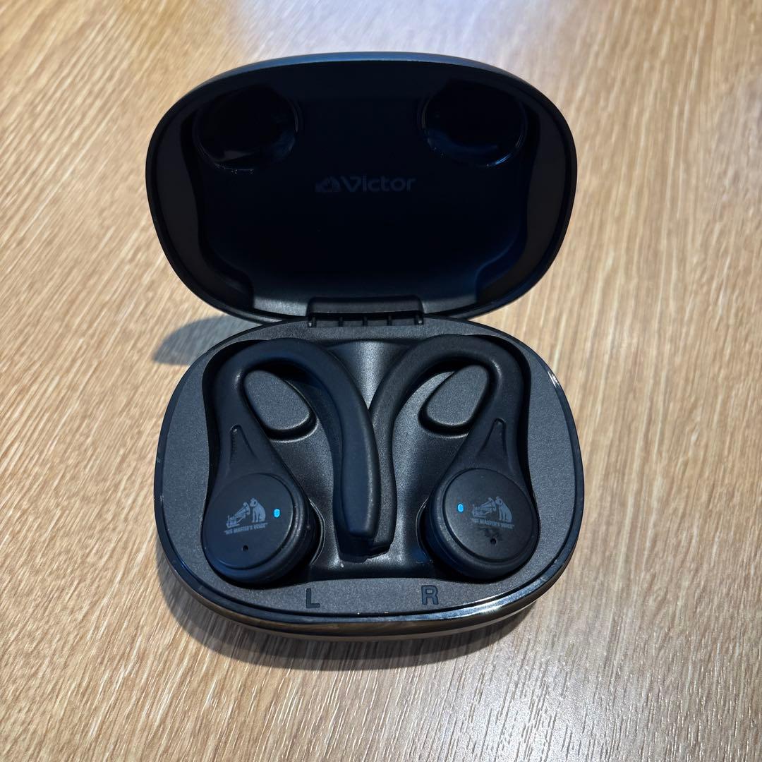 最終値下げ Victor ワイヤレスイヤホン ブラック