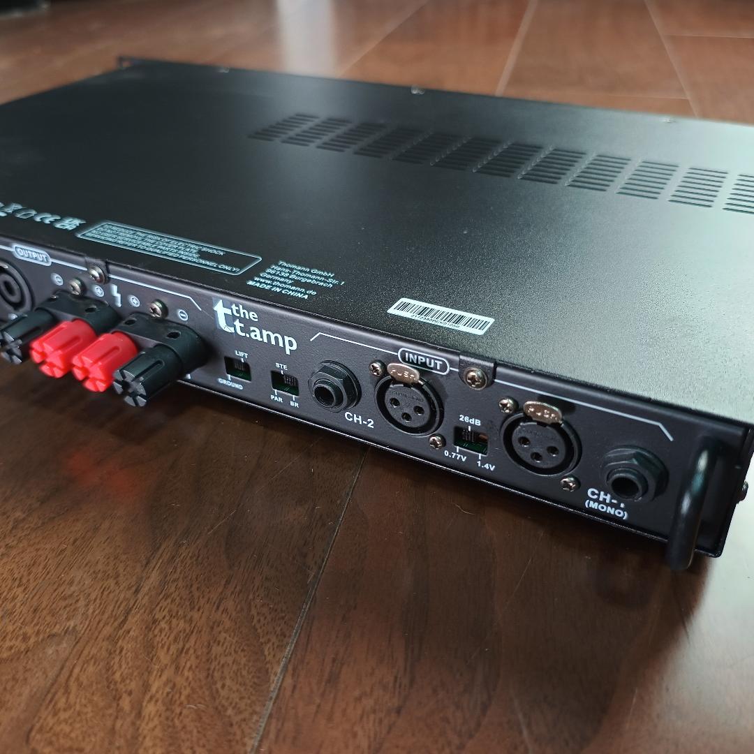 Thomann S-75 MkII パワーアンプ プロケーブル絶賛の音質2