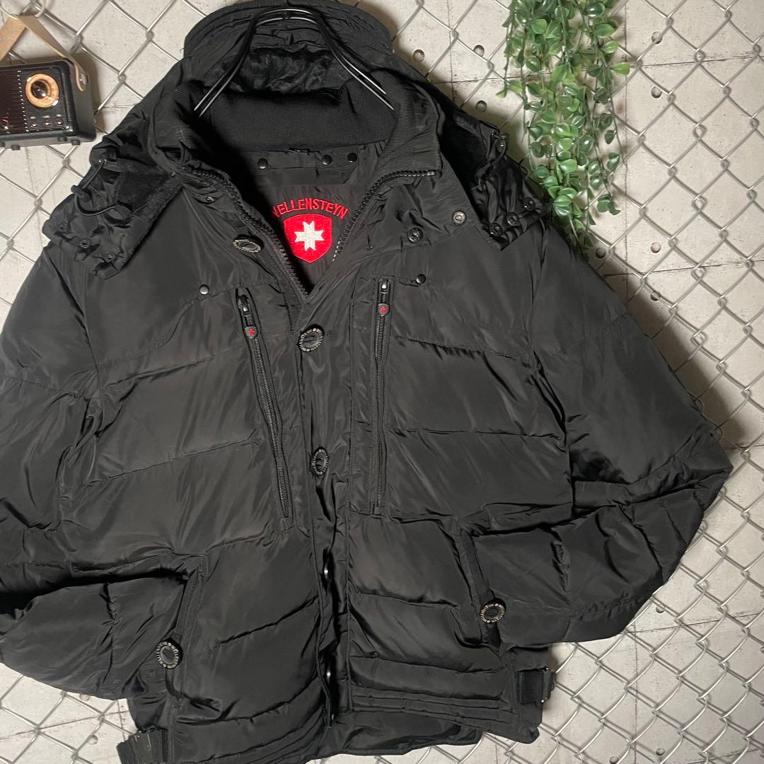 WELLENSTEYN ウェレンステイン ダウンジャケットドイツ製 撥水 黒 L