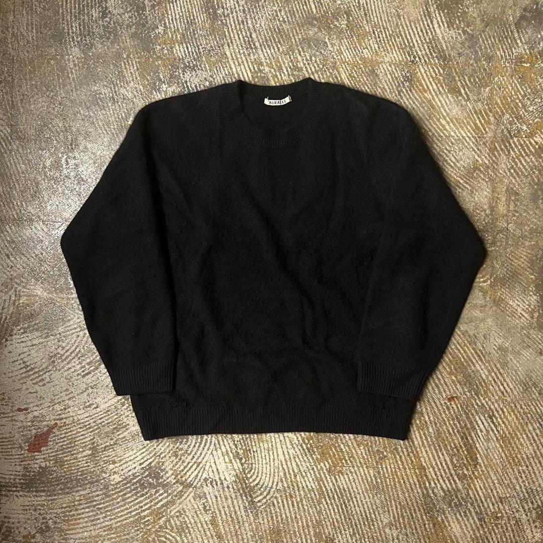 【極美品 生産終了】AURALEE スタイリスト私物 カシミヤ100％ ニット