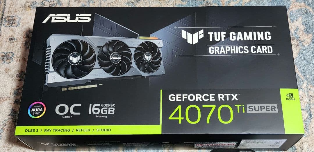 グラフィックボード・グラボ・ビデオカード ASUS TUF Gaming RTX 4070 Ti Super 16GB
