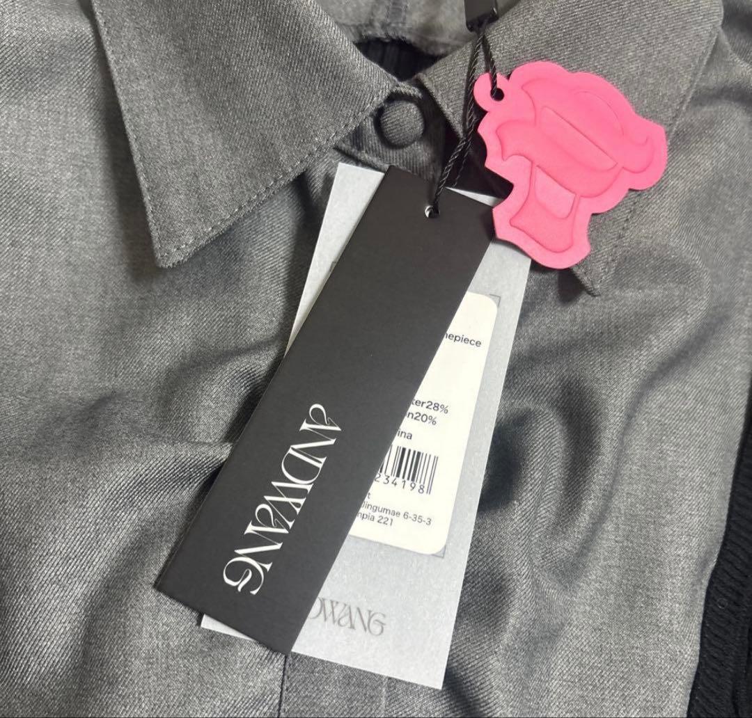 andwang Uniform Pleated Mini Onepiece 新品