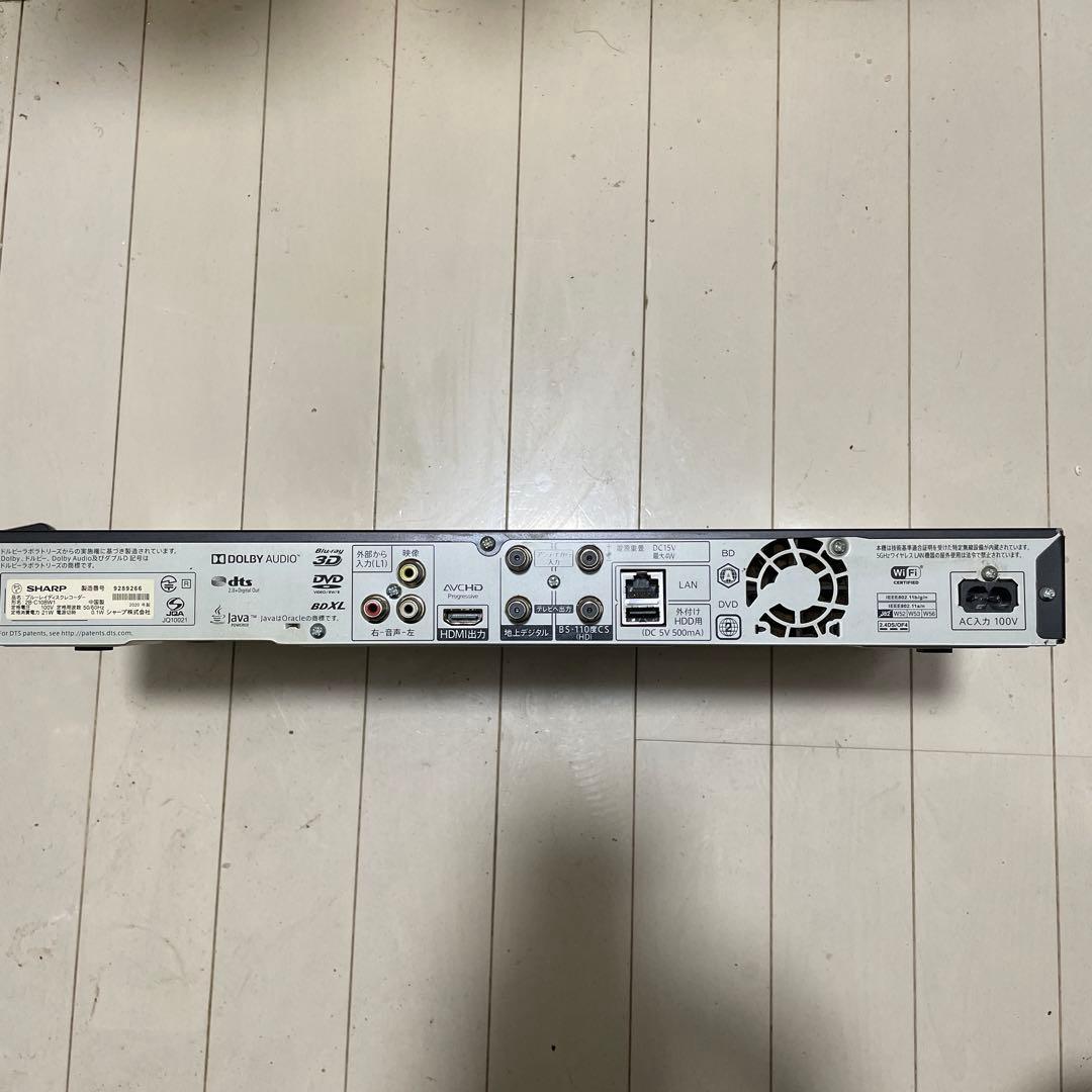 AQUOS ブルーレイレコーダー BD-W500