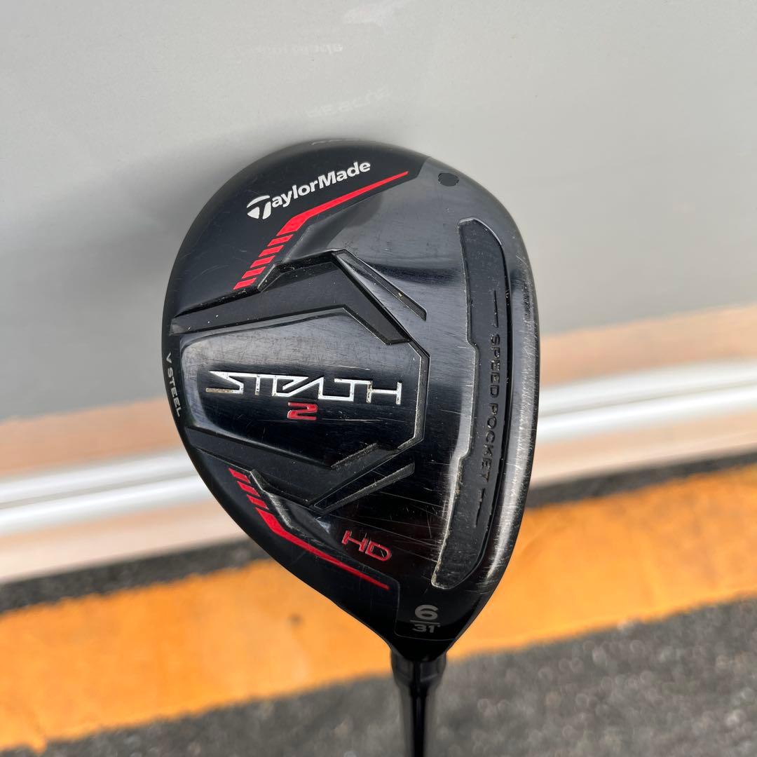 テーラーメイド ステルス2 HD 6U 純正カーボン S 31° ヘッドカバー付
