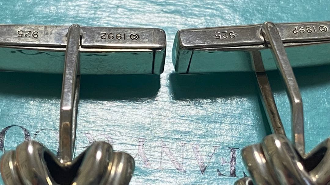 Tiffany & Co. 1992年製 カフリンクス 925シルバー