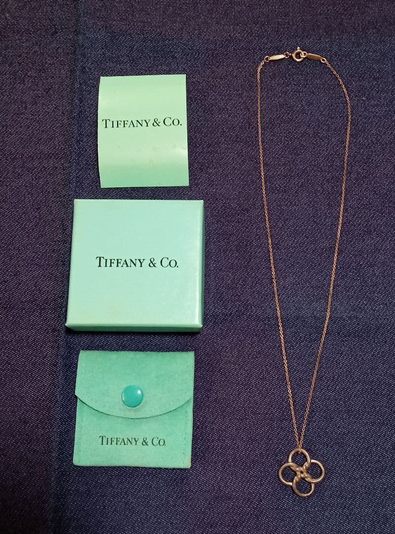 Tiffanyクアドロフォリオ シルバー ネックレスペンダント　クローバー