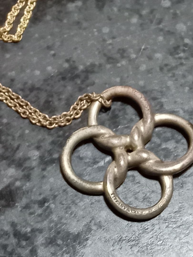 Tiffanyクアドロフォリオ シルバー ネックレスペンダント　クローバー