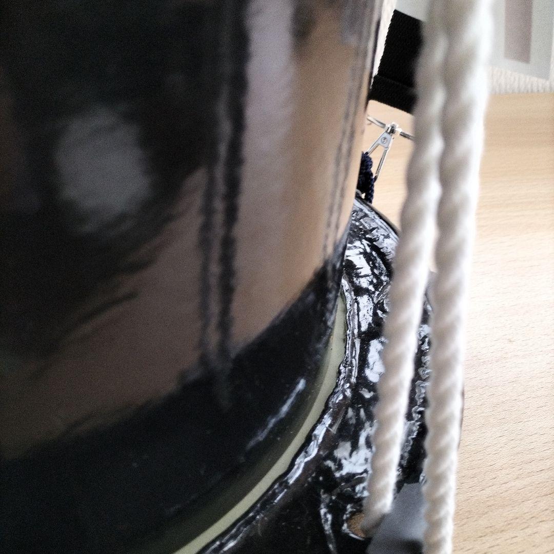 担ぎ太鼓　締太鼓　和太鼓 　天然皮革　ストラップ付き　中古品⑩