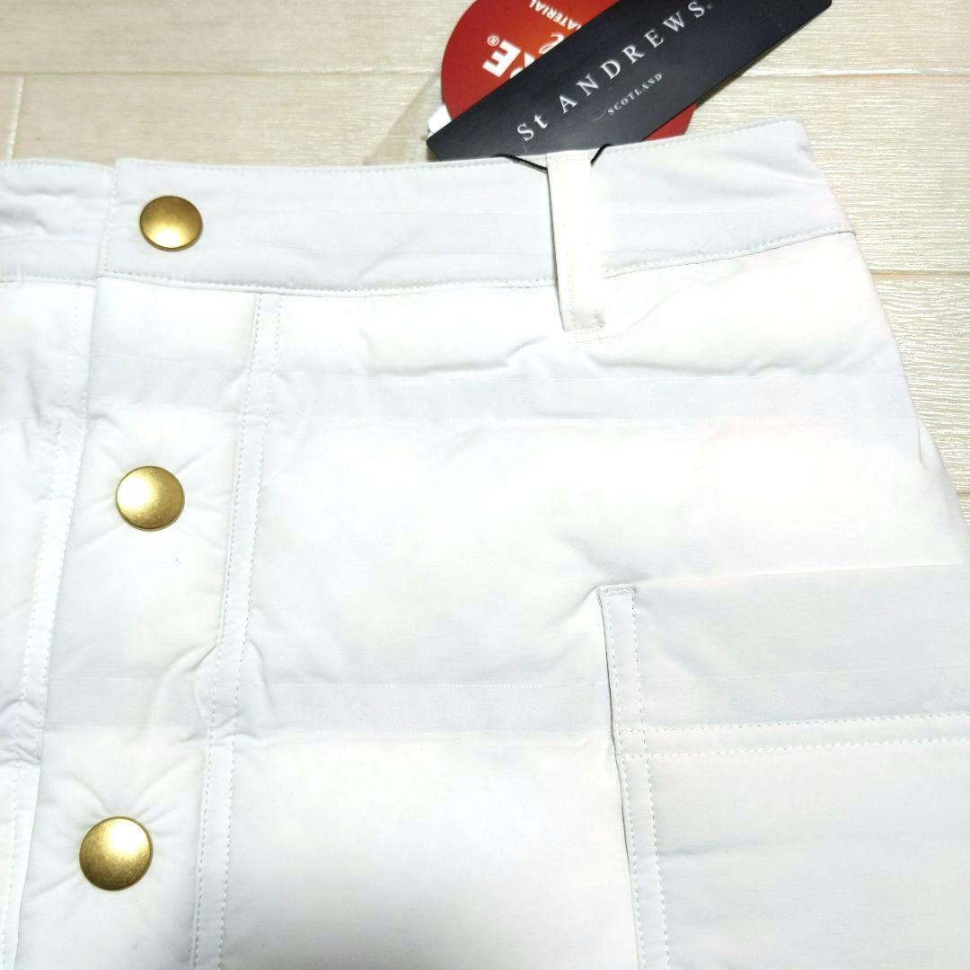 再再再値下げ新品　セントアンドリュース　中綿スカートS　白定価33000円