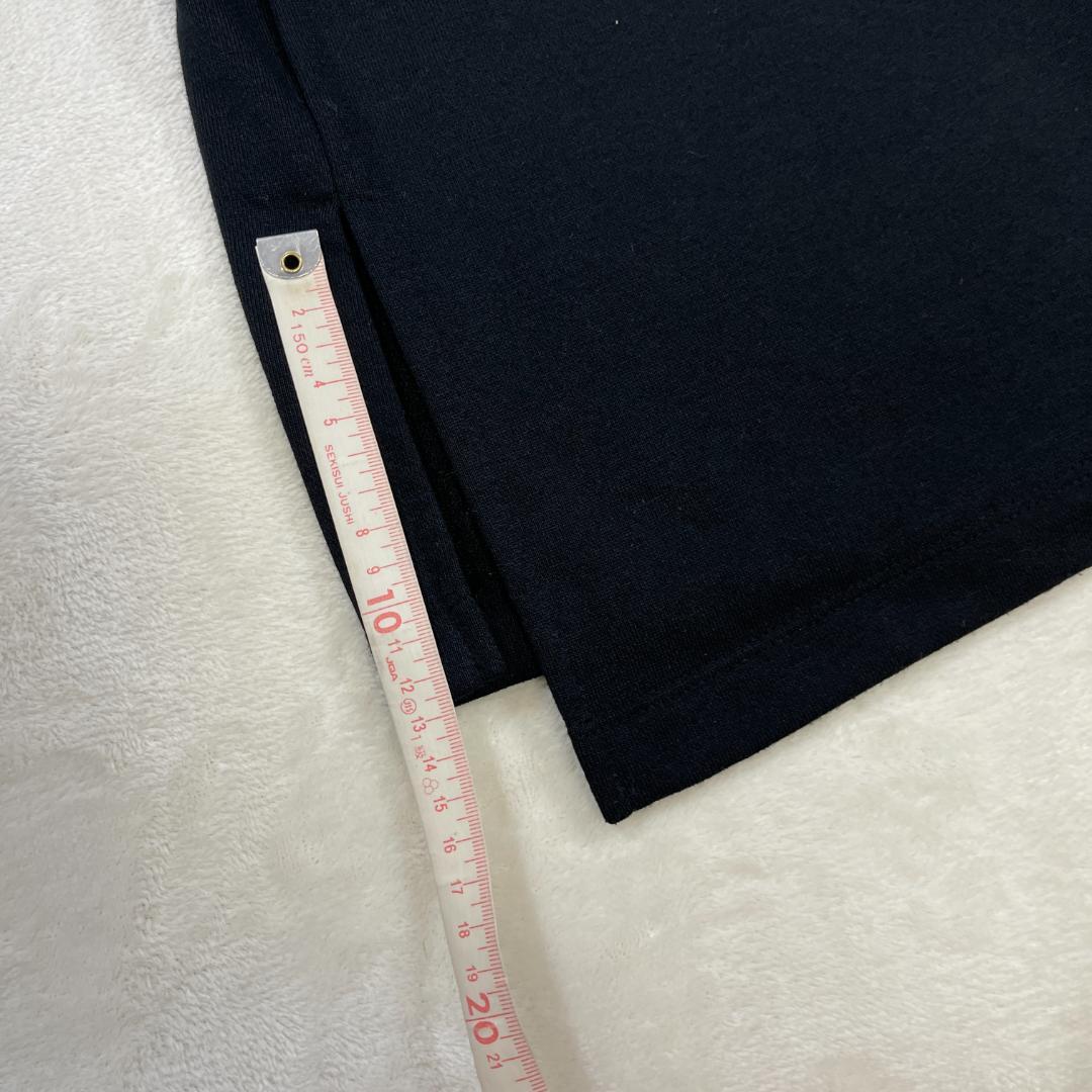 ダブスタ　ESSENTIAL　ハーフジップワンピース　ロングパーカー　ブラック