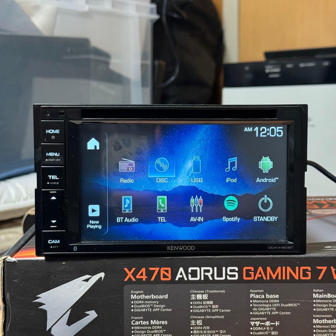 KENWOOD DDX4190BT ディスプレイオーディオ￼