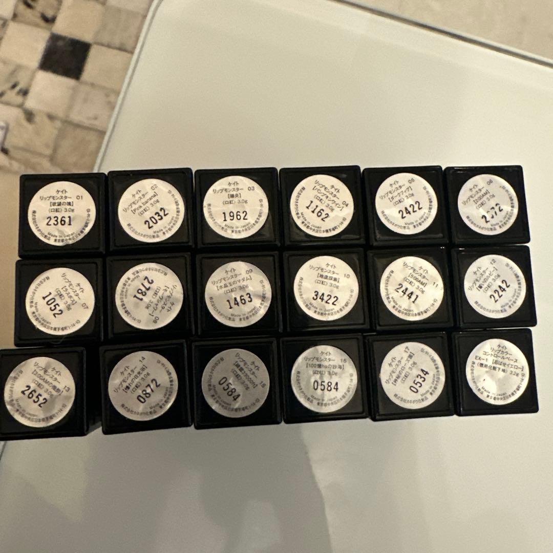 KATE リップモンスター 口紅 まとめ売り セット 全色 18本