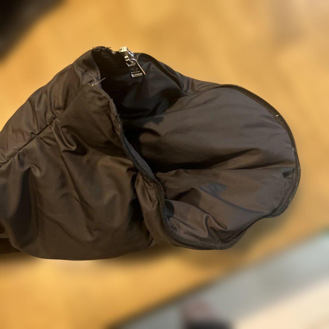 MONCLER ブラック ダウンジャケット サイズ1