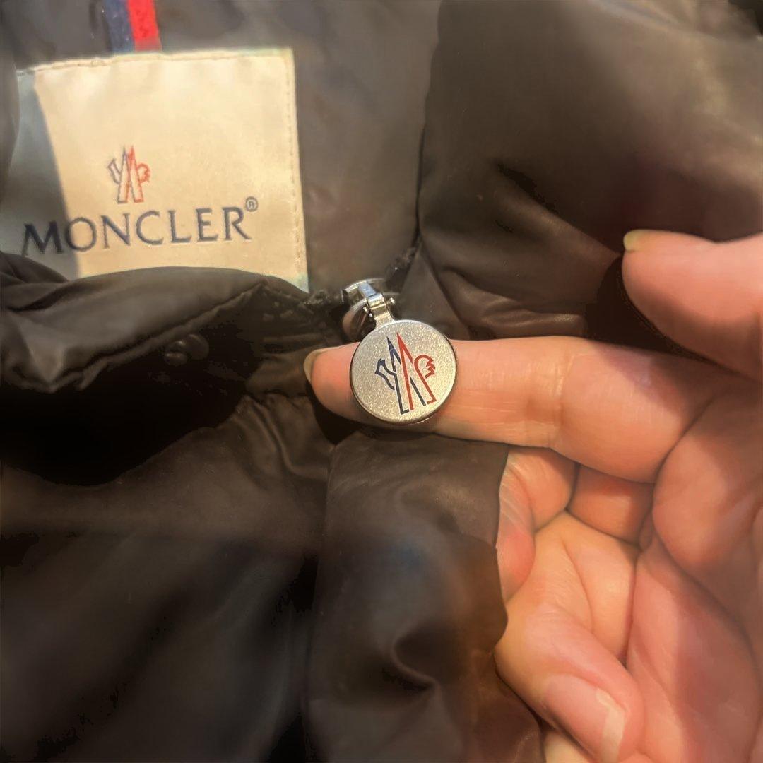 MONCLER ブラック ダウンジャケット サイズ1