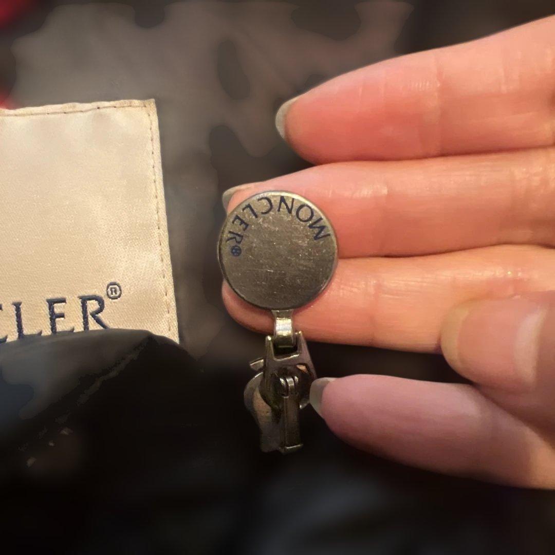 MONCLER ブラック ダウンジャケット サイズ1