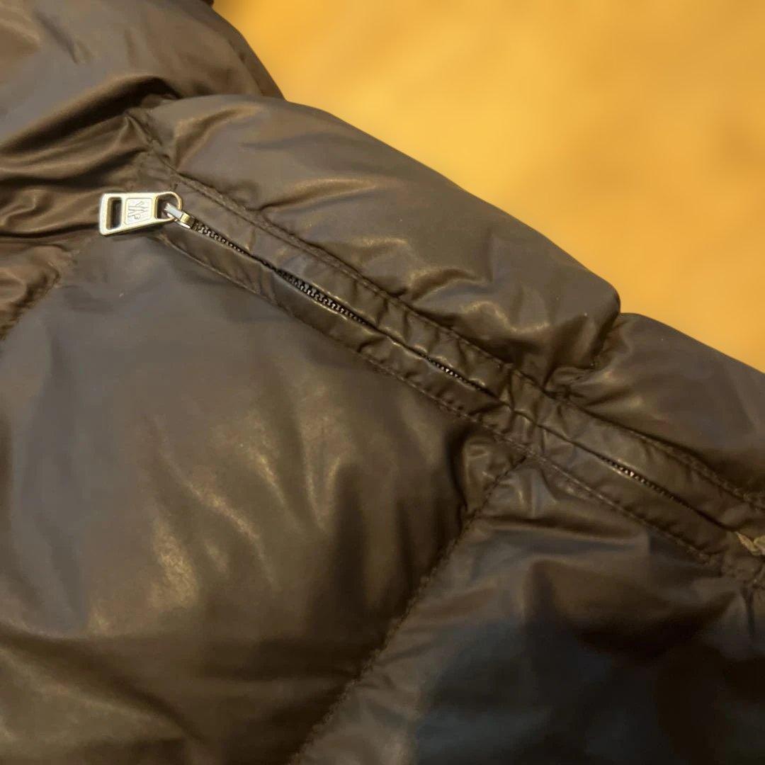MONCLER ブラック ダウンジャケット サイズ1