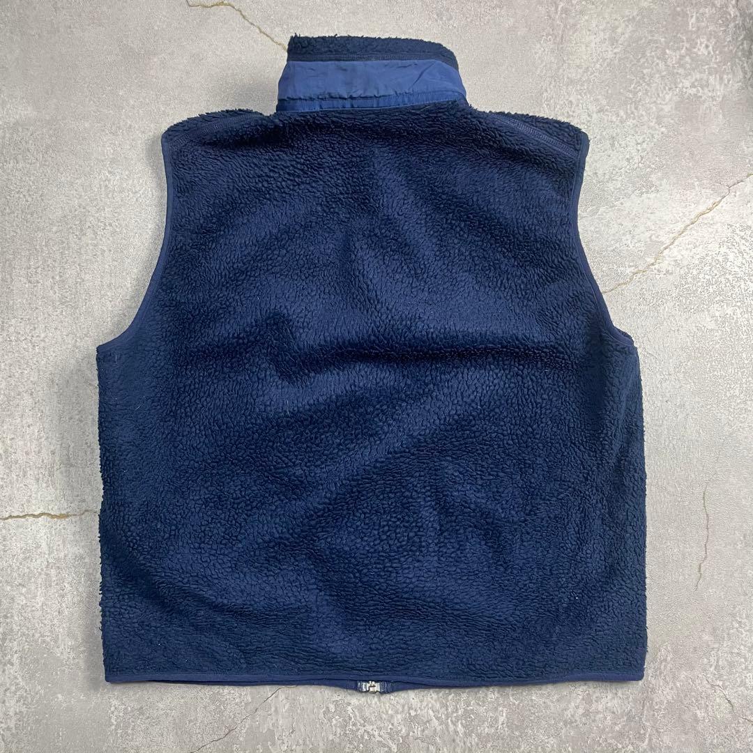 USA製　Patagonia パタゴニア　ネイビー レトロX フリースベスト