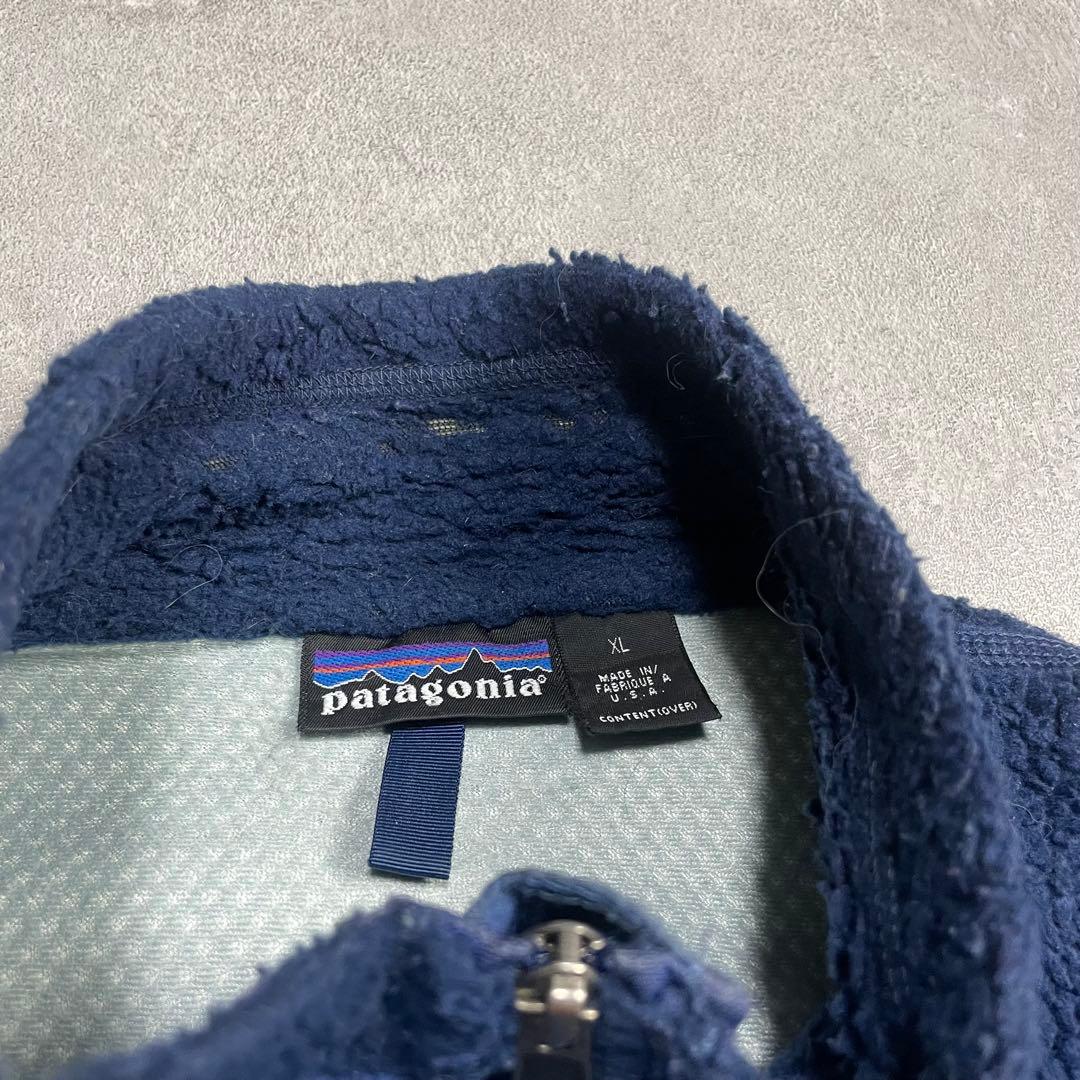 USA製　Patagonia パタゴニア　ネイビー レトロX フリースベスト