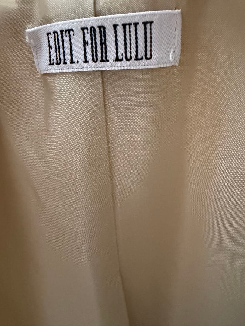 edit for lulu ミンクフェイクファーコート