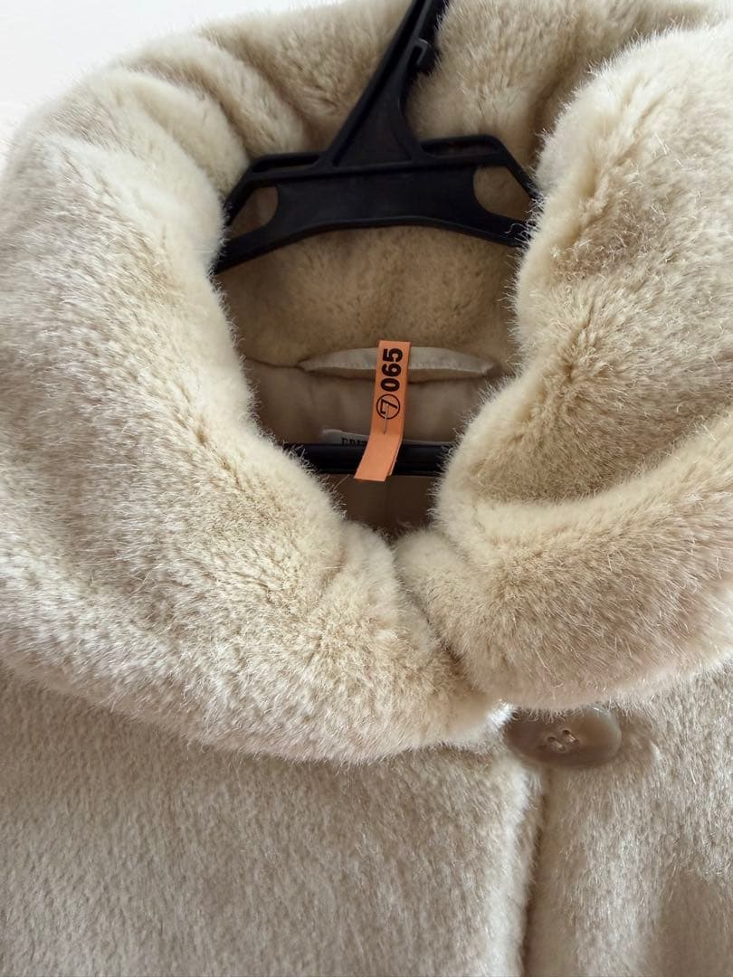 edit for lulu ミンクフェイクファーコート