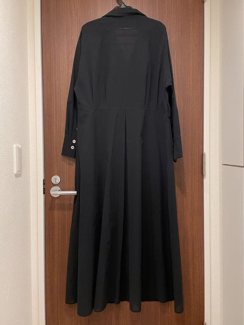 やや訳あり　ADOREアドーア　ハイツイストオーガンシャツワンピース シアー