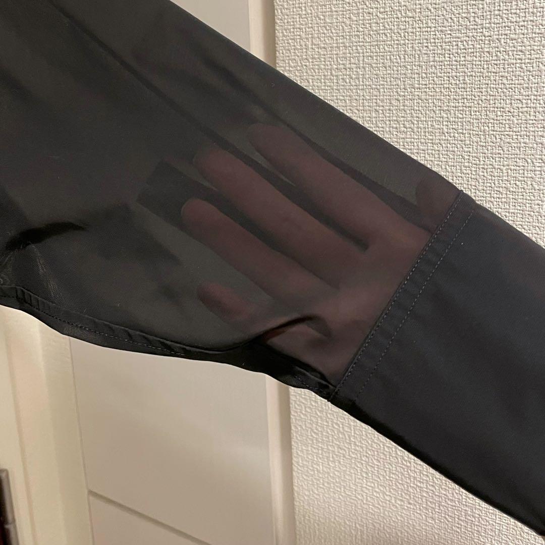 やや訳あり　ADOREアドーア　ハイツイストオーガンシャツワンピース シアー