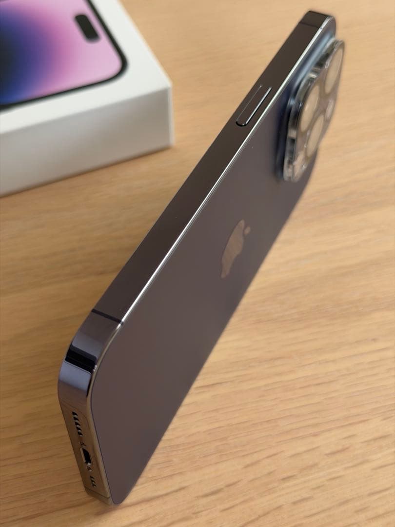 Apple iPhone14pro 256GB simフリー　ディープパープル