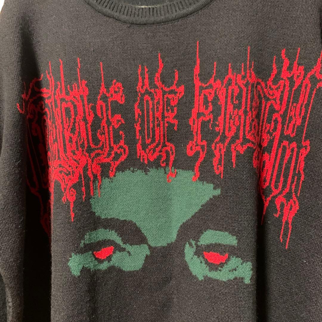 レア　DROPDEAD Cradle Of Filth KNIT Mサイズ