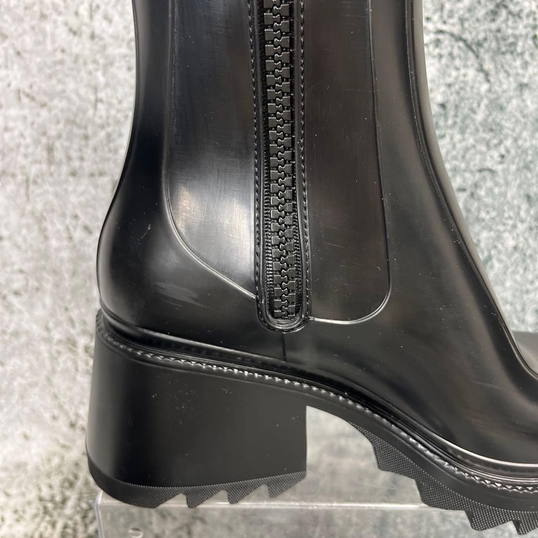Chloé ブラックラバーブーツ レインブーツ