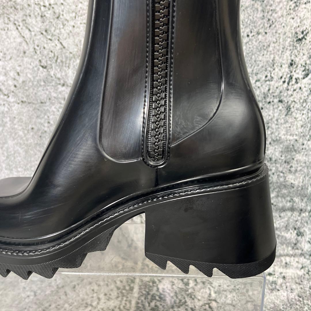 Chloé ブラックラバーブーツ レインブーツ